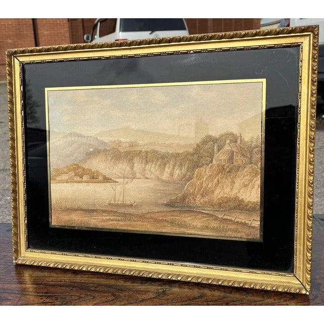 F. Rawlins, Maritime, 1830, Watercolor, Framed For Sale - Image 11 of 11