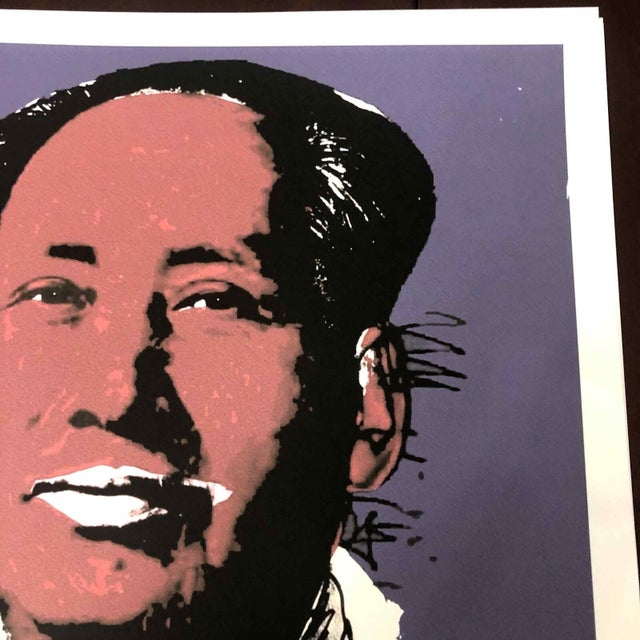 1990s After Andy Warhol "Mao Zedong" Lithograph For Sale - Image 10 of 11