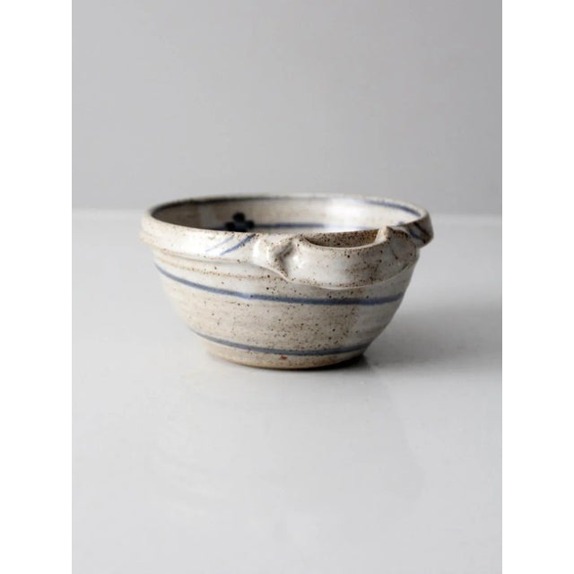Contemporary Vintage Studio Pottery Bowl For Sale - Image 3 of 11