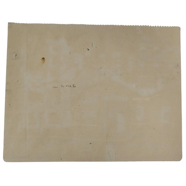 Orfeo Tamburi, City Landscapes, Paris, 1970, Watercolor & Oil Painting, Set of 2 For Sale - Image 18 of 18