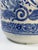 19th Century Moroccan Hand Painted Blue and White Ceramic Vase, 1890s For Sale - Image 4 of 12