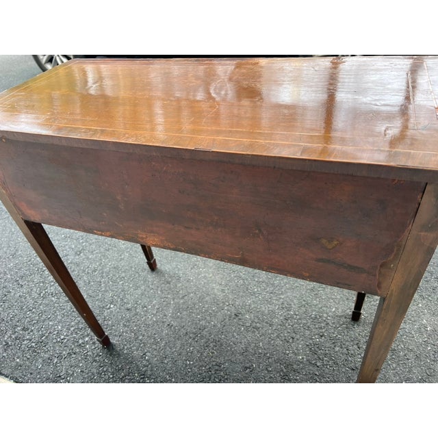 Brown Antique Small Sideboard or Desk For Sale - Image 8 of 10