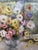 An exceptional, grand-scale original oil on canvas by celebrated mid-to-late 20th-century decorative artist Ilona Wellman....