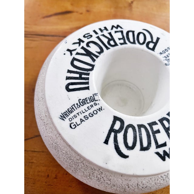 Ceramic Antique Scottish Whisky Advertising Match Striker For Sale - Image 7 of 7