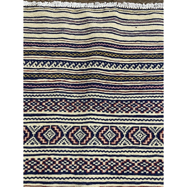 Handwoven Persian Kilim Rug 4'8" X 6'4" For Sale In Washington DC - Image 6 of 6