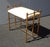 Vintage Hollywood Regency Gold Gilt Rope Metal Vanity Bench Stool For Sale - Image 4 of 18