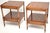 Brown Vintage Georgian Style Inlaid Side Tables, 1950, Set of 2 For Sale - Image 8 of 13