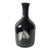 TWO’s Etched Horse Head Black Glass Decanter For Sale
