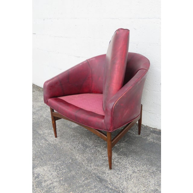 Lawrence Peabody Mid Century Modern Sculptural Barrel Lounge Chair 6031 For Sale - Image 11 of 15