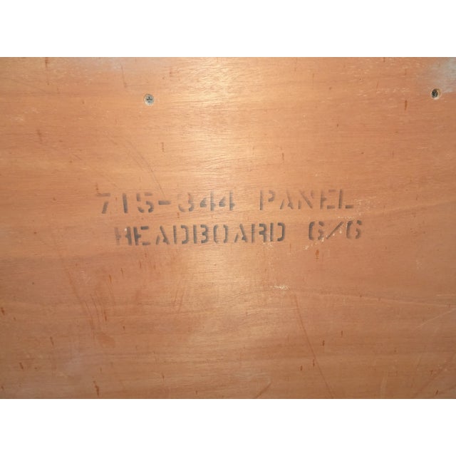 Headboard ~ Vintage Drexel Mid-Century Modern Spanish Style King W Five Carved Panels For Sale - Image 11 of 13