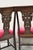 Antique Edwardian Floral Carved Mahogany Red Mohair Dining Chairs - Set of 4 For Sale - Image 10 of 11
