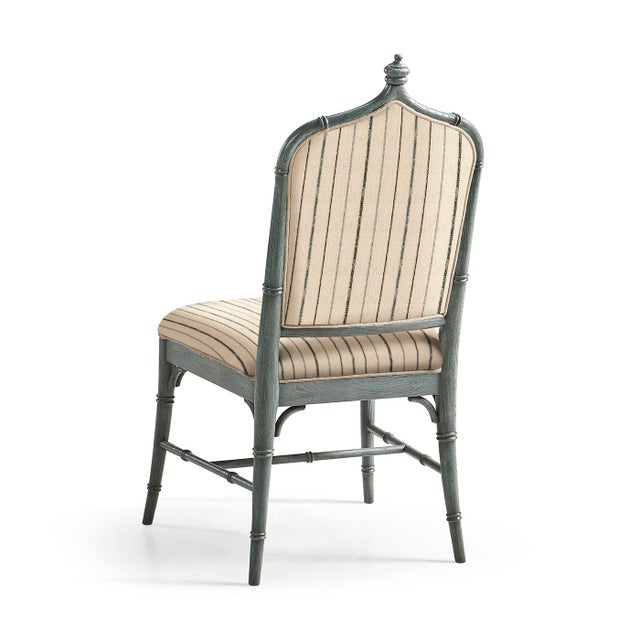 English English Painted Oak Dining Chairs - Set of 2 For Sale - Image 3 of 8