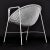 Wicker Salterini Radar Style Chairs With Pedestal Side Tables Seating Set For Sale - Image 6 of 14