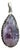 Vintage Sterling Silver and Amethyst Pendant For Sale