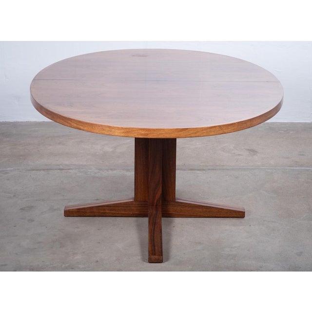 Oval Extendable Dining Table in Rosewood attributed to John Mortensen, Denmark, 1960s For Sale - Image 6 of 13