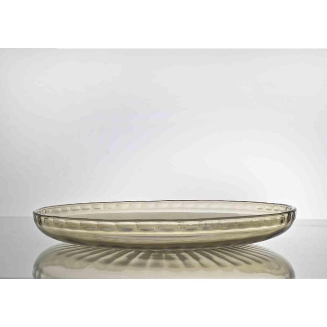 Vintage Art Glass Plate, 1970s For Sale - Image 3 of 6