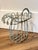 French Country Vintage Metal Wire Wall-Mounted Planter Basket or Jardiniere For Sale - Image 3 of 7