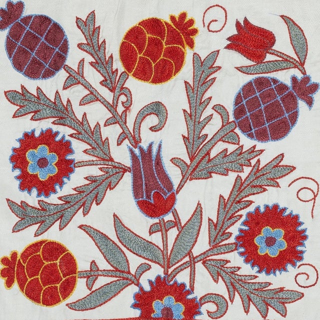 New Hand-Embroidered 100% Cotton Cushion Cover – Authentic Uzbek Textile Art Bring a touch of Central Asian heritage to...