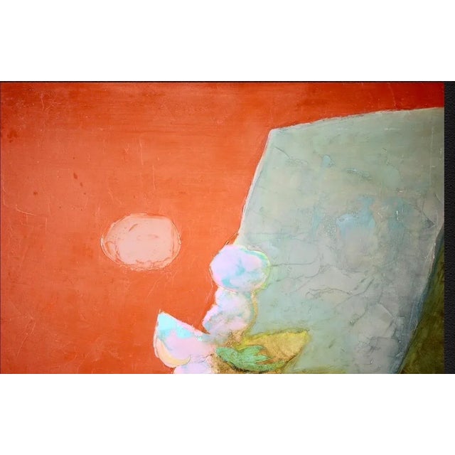 Vintage School of Paris French Modernist Fauvist Oil Painting by Claude Gaveau For Sale - Image 4 of 10