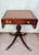 1940s 1940s Restored Mersman Mahogany Drop-Leaf Silverware Chest Table With Tooled Leather Top For Sale - Image 5 of 12
