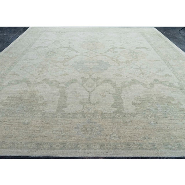 Turkish Oushak Rug 12'4" x 15'9" #20335 Explore a curated collection of hallway runners, wool rugs, and handmade...