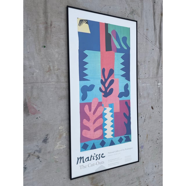 Rare 1977 vintage exhibition poster La Vis — The Wine Press from Matisse: The Cut-Outs, designed by Malcolm Great for the...