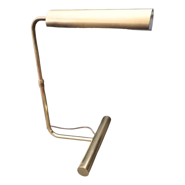 Gold Metal Desk Lamp by Christian Liaigre For Sale