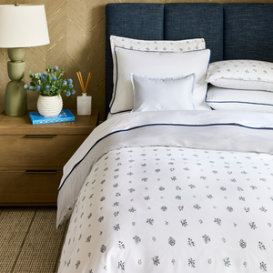 Feuille Bluer Linen Set 4 Piece Set, Full