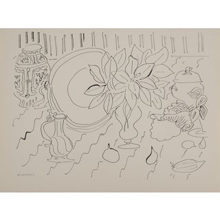 Henri Matisse, Nature morte au bouquet de lys, Lithograph For Sale