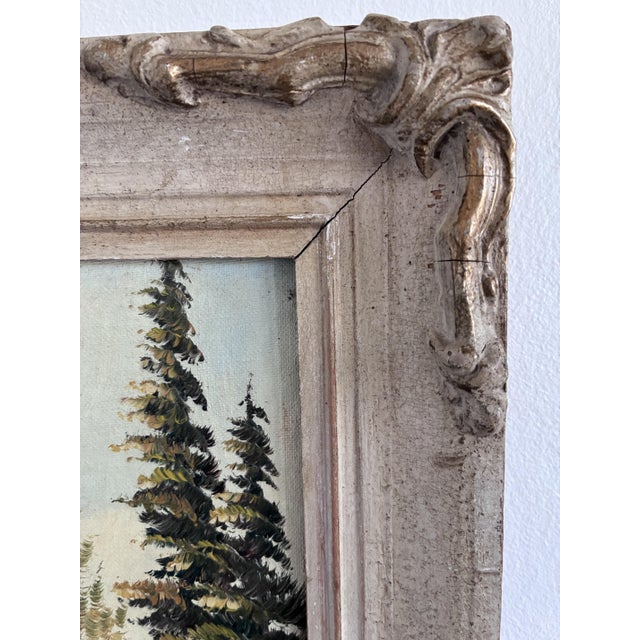 Mountain River, 1960s, Oil Painting on Canvas, Framed For Sale - Image 11 of 17