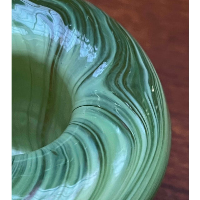 Vintage Swirl Cloud Art Glass Candleholder, 1970s, Set of 2 For Sale - Image 6 of 9