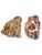 Late 20th Century Curated Pair of Large Natural Agatized Jasper Stone Rock Architectural Specimens For Sale - Image 5 of 5