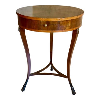 Directoire Walnut Tripod Table From Lucca Italy, Circa 1810 For Sale