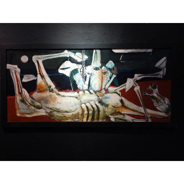 Vintage Mid Century Rendering for "Don Quixote" Painting by Walter Peregoy For Sale In Los Angeles - Image 6 of 6