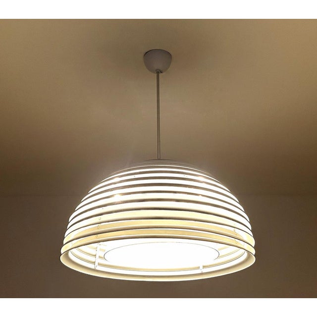 Silver Vintage Space Age Pendant Light from Yamagiwa For Sale - Image 8 of 18