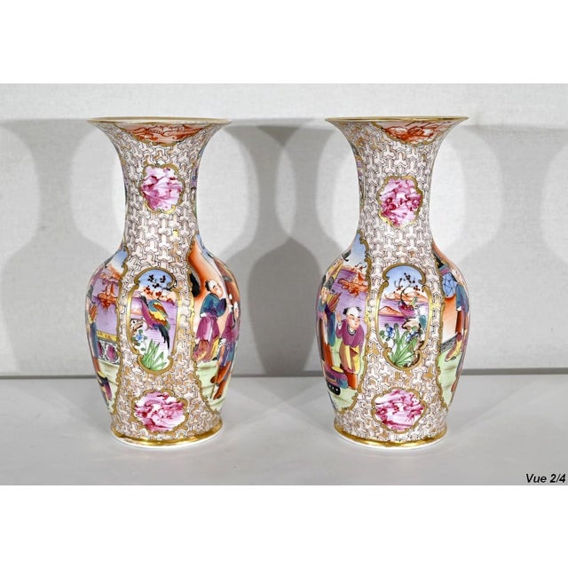 Chinese Porcelain Vases, 1890s, Set of 2 For Sale - Image 10 of 18