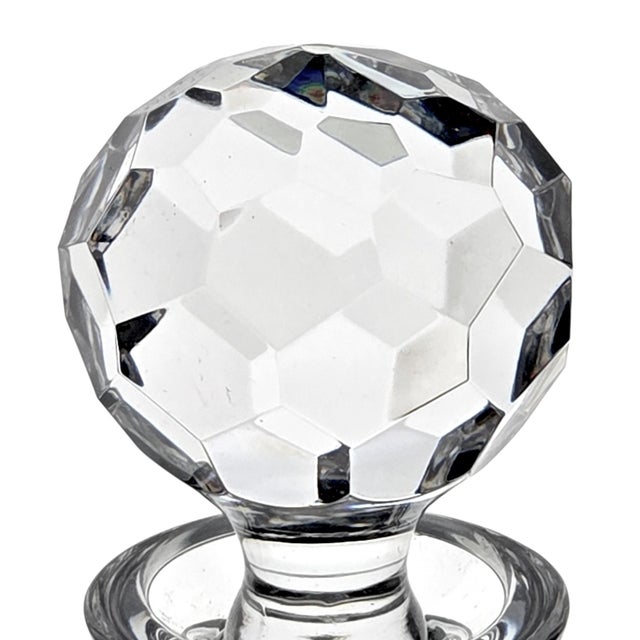 Late 20th Century Atlantis Meridian Lead Crystal Whiskey Decanter With Stopper For Sale - Image 4 of 12