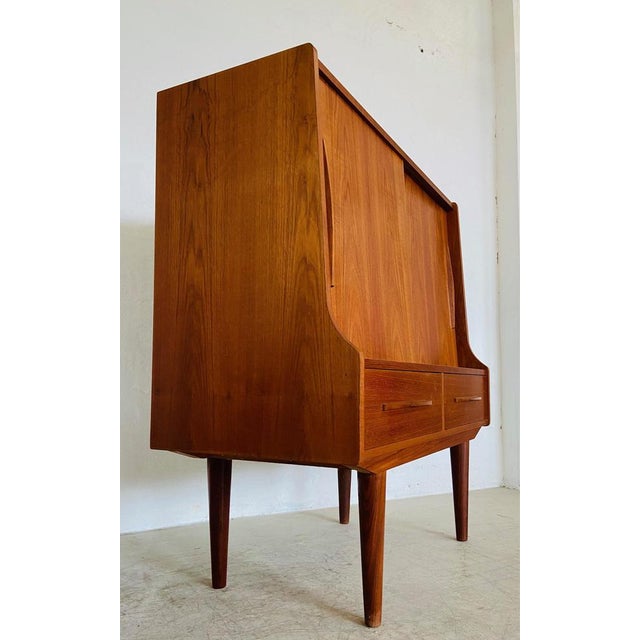 Mid-Century Danish Teak Bar Cabinet, 1960 For Sale - Image 12 of 18