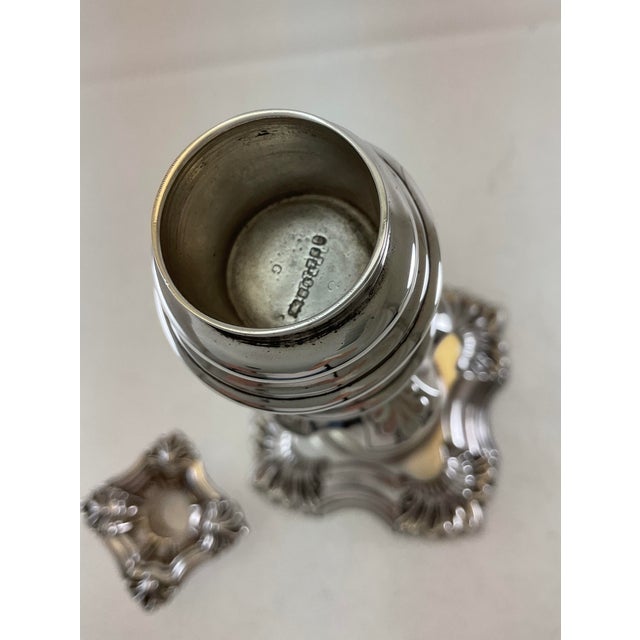 Silver Exquisite & Rare Silver Candlestick by James Dixon & Sons. For Sale - Image 8 of 18