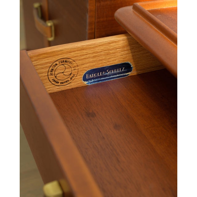 1945 Paul Frankl 'Station Wagon' Nightstands by Johnson Co., Professionally Refinished, 2 Pieces For Sale - Image 12 of 13