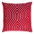 Vanderbilt Velvet Pillow Cover in Fuchsia, 22x22 Pillow For Sale