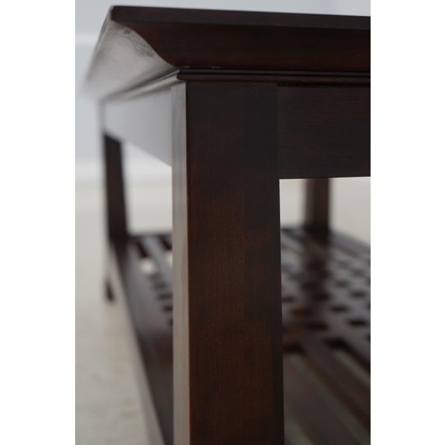 Stickley Highlands Cherry Arts & Crafts Coffee Table For Sale - Image 12 of 14