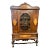 Early 20th Century Antique Spanish Revival Walnut and Burlwood China Cabinet For Sale