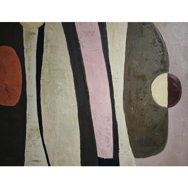 Paint Conversion – Abstract Geometric Contemporary Oil Painting by Sophie Dumont For Sale - Image 7 of 10