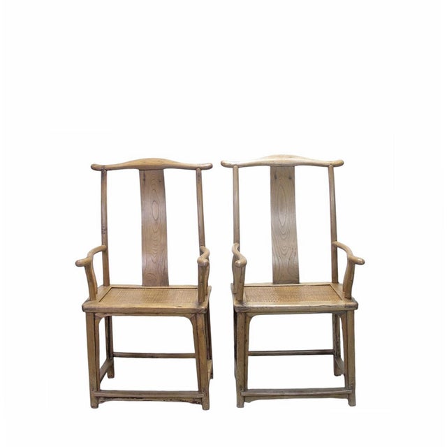 Pair of Antique Official's Hat Armchairs For Sale - Image 10 of 10