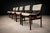 1960s Brazilian Modern Set of Five Rosewood & Leather Dining Chairs, Jorge Zalszupin, Brazil, 1960s For Sale - Image 5 of 14