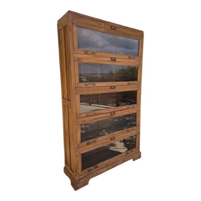Mercantile Collector Display Case Bookcase For Sale