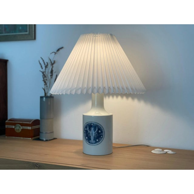 Danish Ceramic Table Lamp by Fog & Morup for Royal Copenhagen, 1970s For Sale - Image 3 of 11
