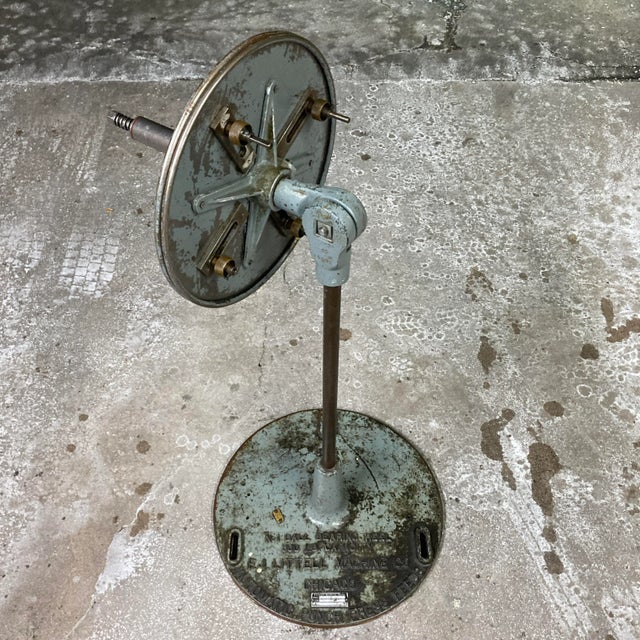 Industrial Wire Reel Punch by F. J. Littell Machine Co. Chicago For Sale - Image 9 of 13