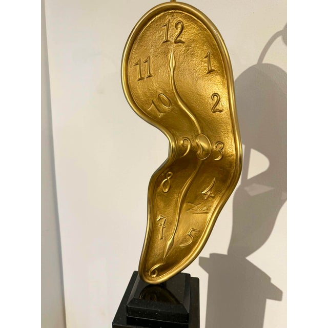 Salvador Dali, Profile of Time (Time in the Fourth Dimension), 1970 - A Pair Mounted on Marble Columns For Sale - Image 6 of 16